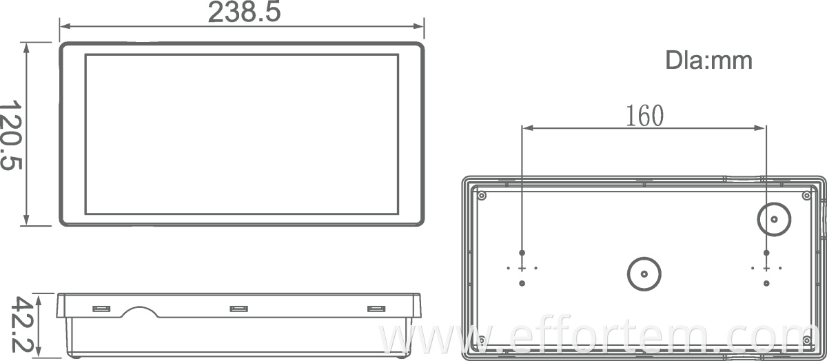 ip65 led emergency bulkhead